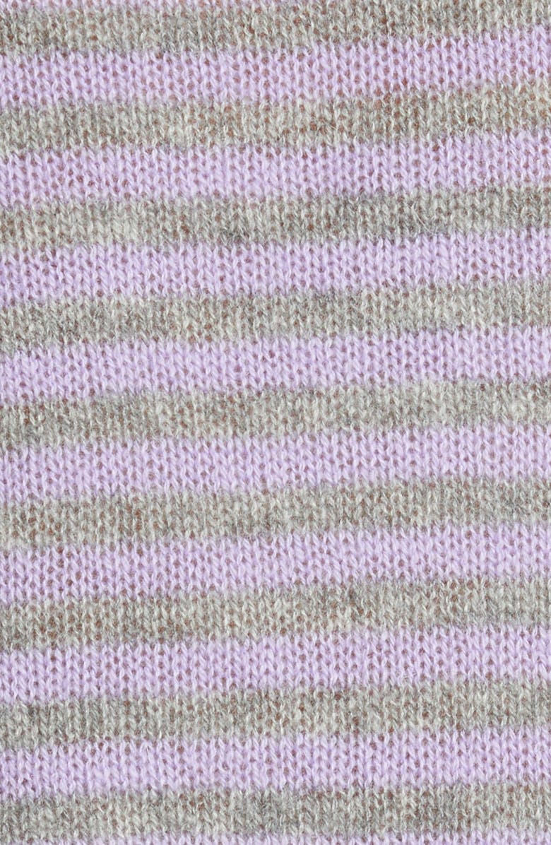 JUMPER 1234 Little Stripe Crewneck Cashmere Sweater, Alternate, color, 