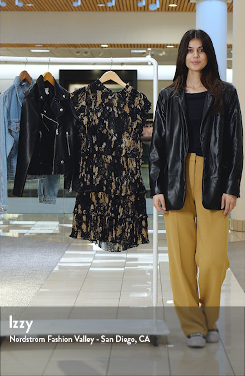 Antheia Tiered Plissé Dress, sales video thumbnail