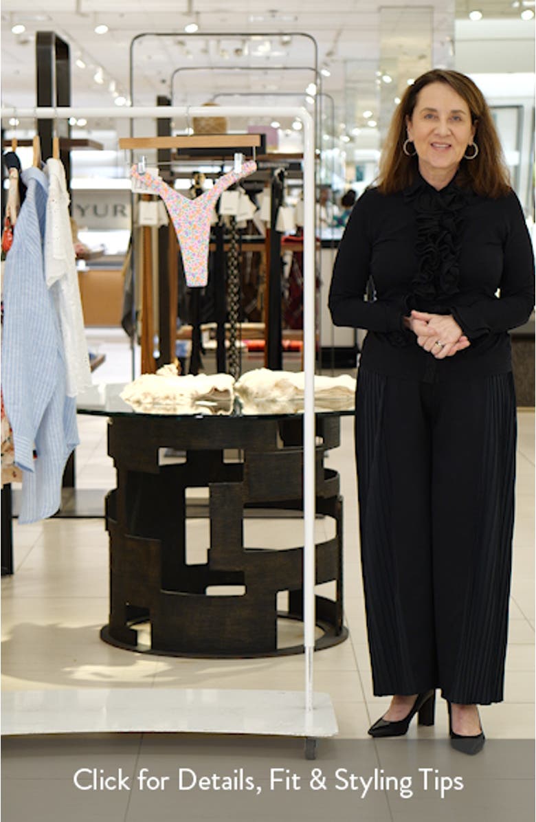 Retro Y-Cut Bikini Bottoms, sales video thumbnail