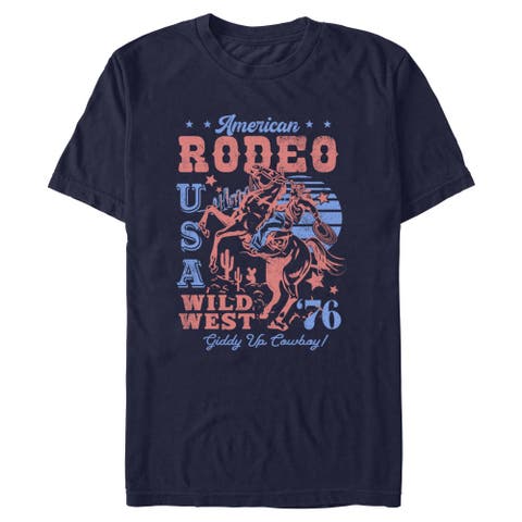 Men's Lost Gods American Rodeo Wild West  Graphic T-Shirt
