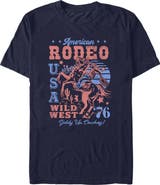 Lost Gods Men's Lost Gods American Rodeo Wild West Graphic T-Shirt