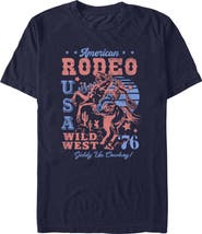 Lost Gods Men's Lost Gods American Rodeo Wild West Graphic T-Shirt