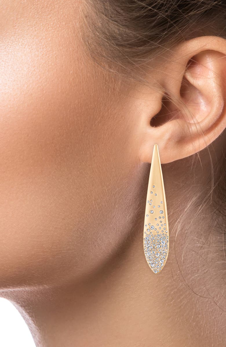 JARDIN Scattered Crystal Teardrop Earrings, Alternate, color, 