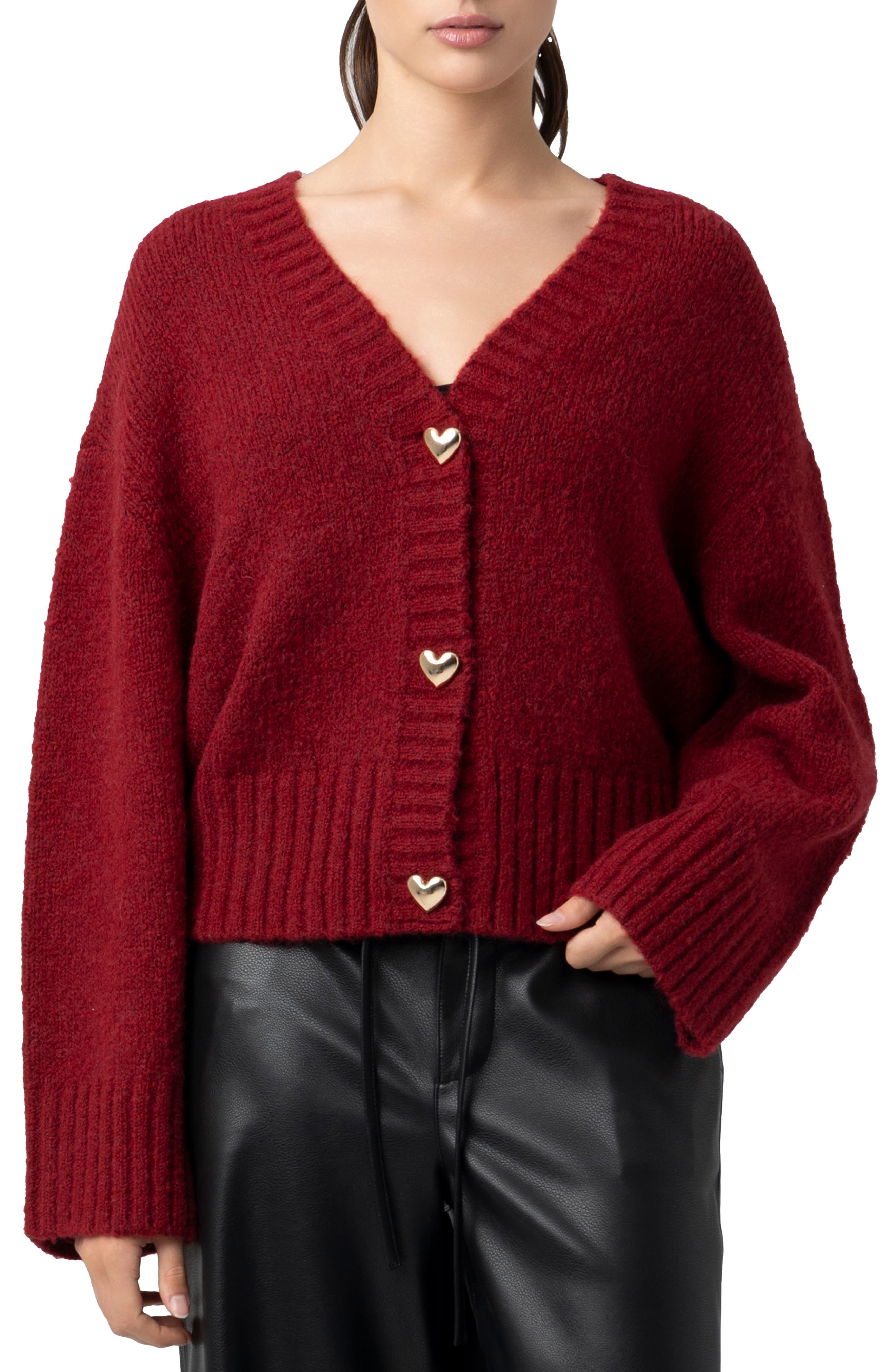 Heart Button Cardigan