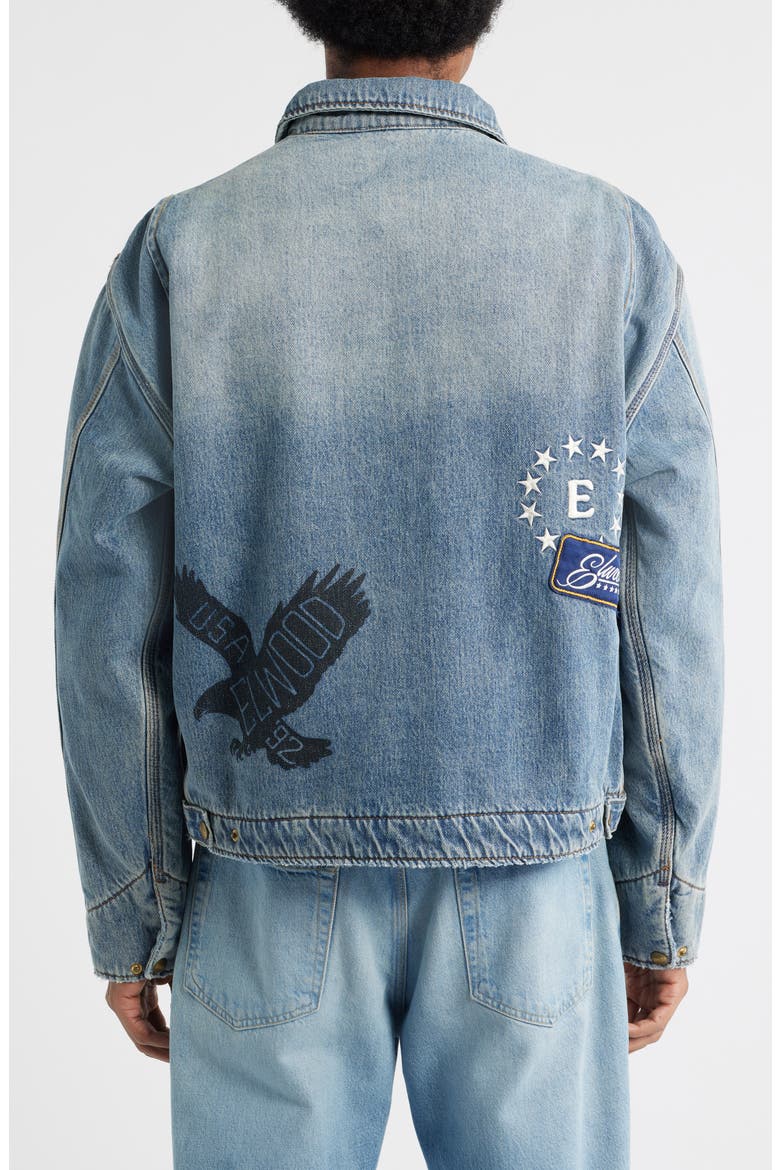 Outlander Denim Jacket, Alternate, color, PALE INDIGO