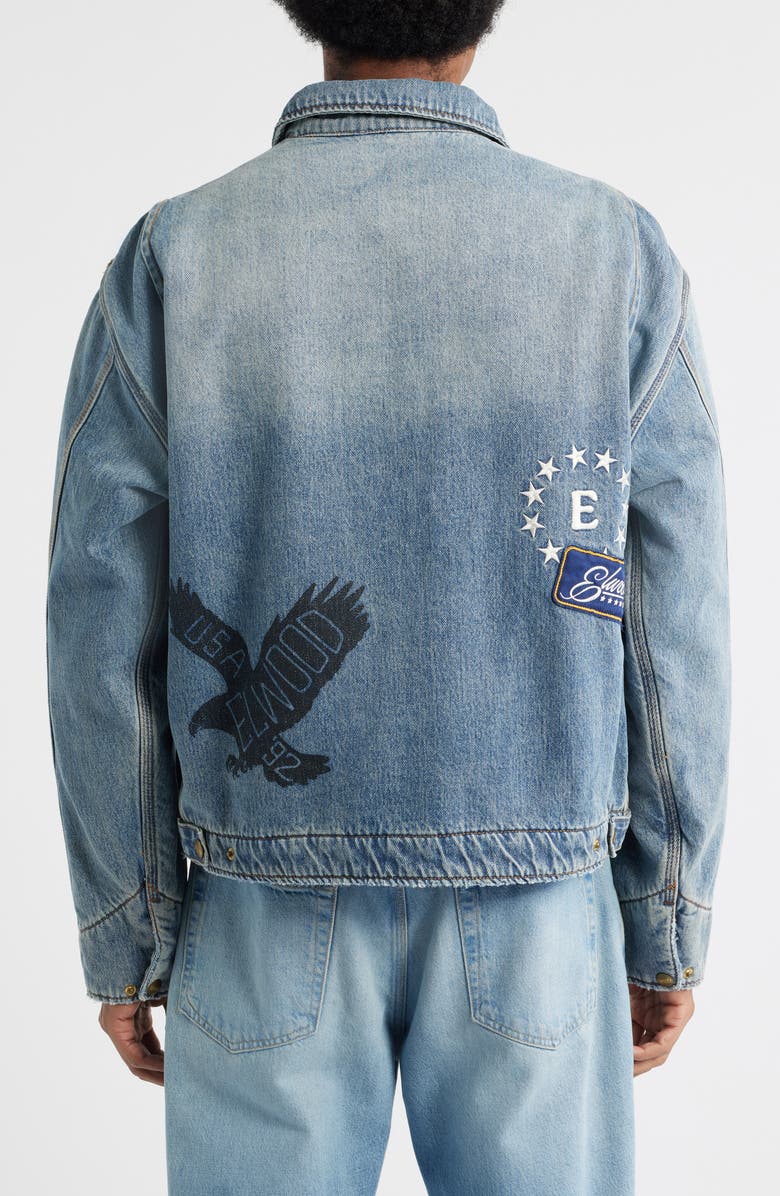 Elwood Outlander Denim Jacket, Alternate, color, Pale Indigo