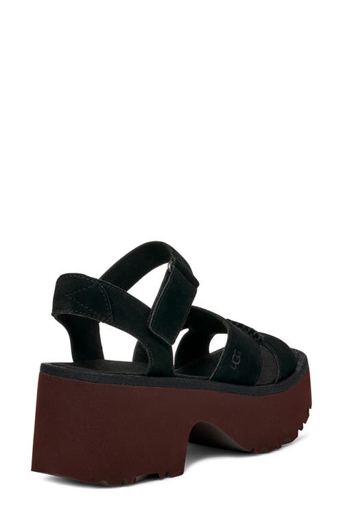 Ugg(r) New Heights Platform Sandal In Black