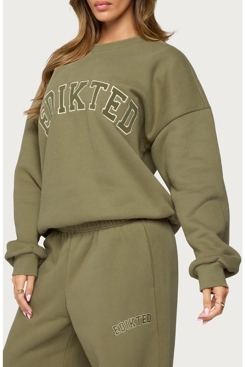 Major Graphic Sweatshirt, Alternate, color, OLIVE