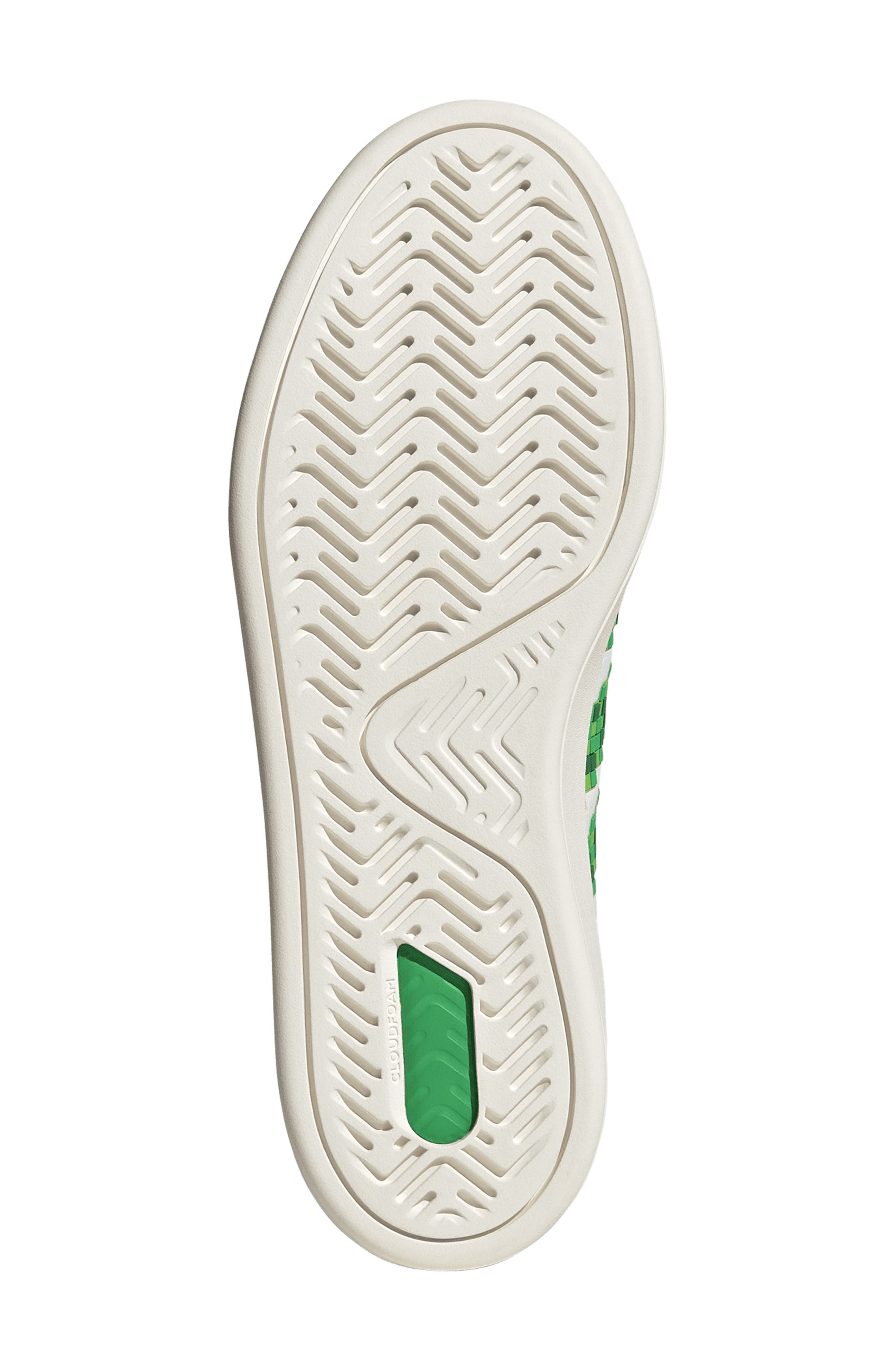 Grand Court Minecraft Sneaker, Alternate, color, WHITE/ BLACK/ WHITE