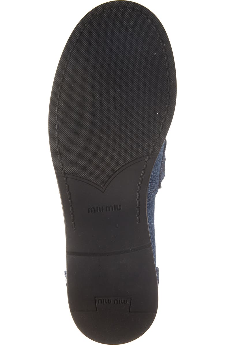 Miu Miu Denim Penny Loafer, Alternate, color,