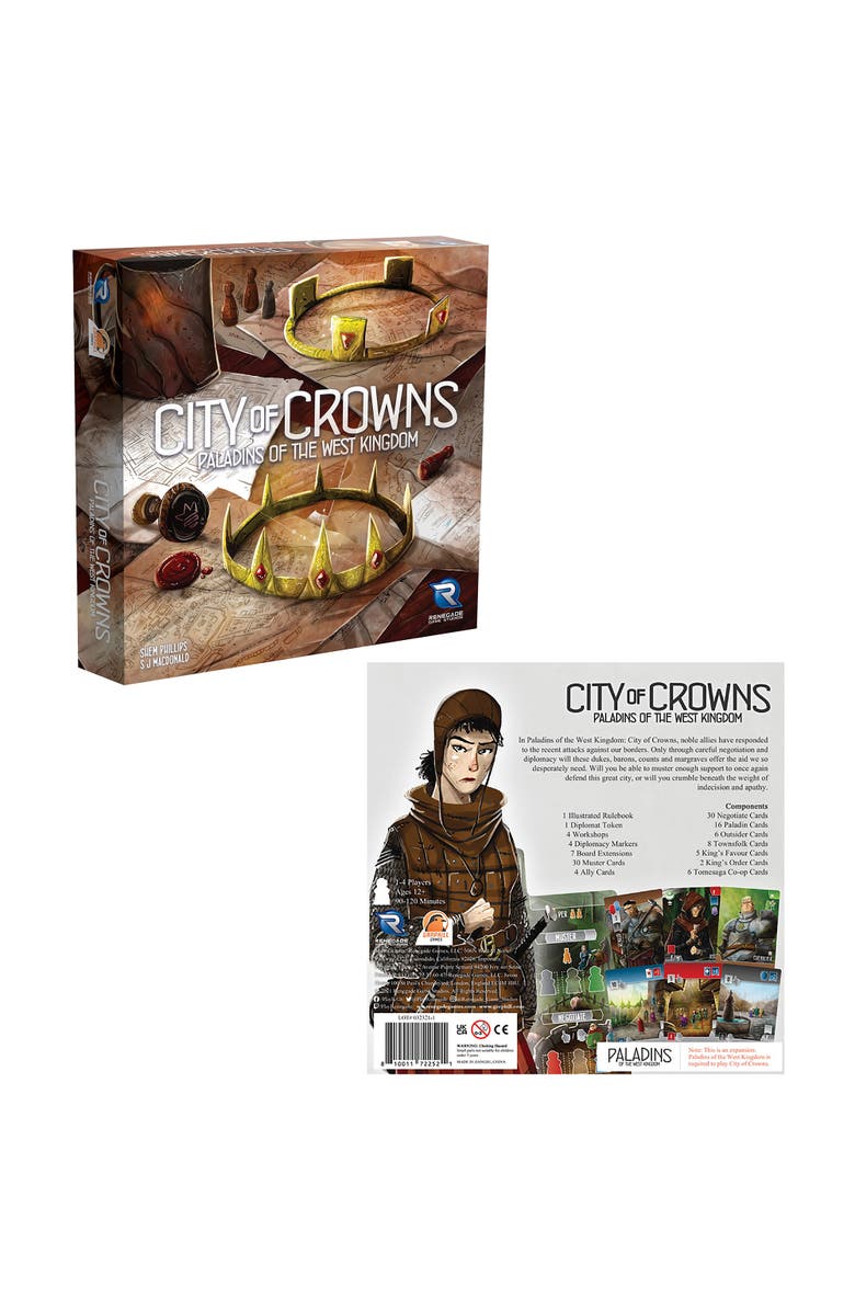 Renegade Game Studios Paladins of the West Kingdom City of Crowns, Alternate, color,