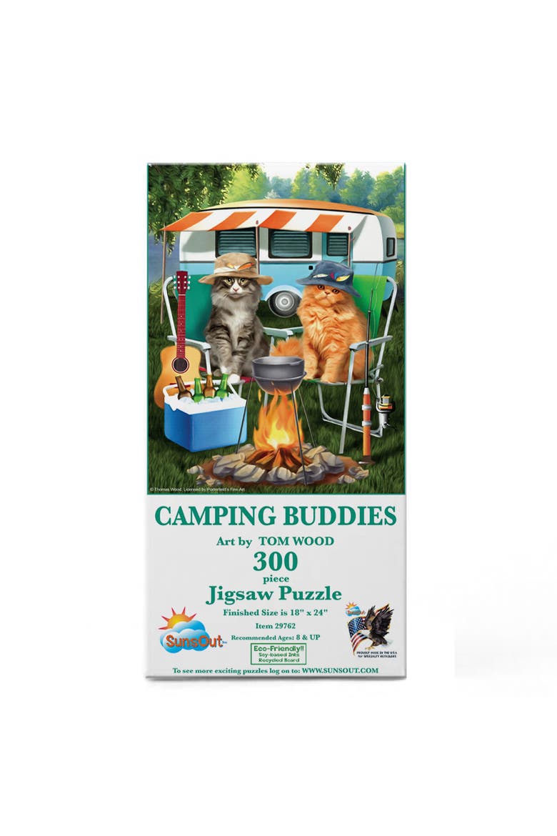 Camping Buddies 300 piece Jigsaw Puzzle for Adults, Alternate, color, Multicolor