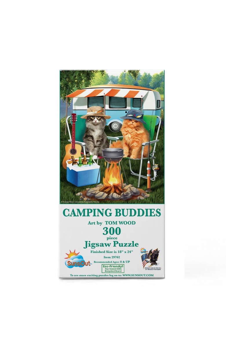 Sunsout Camping Buddies 300 piece Jigsaw Puzzle for Adults, Alternate, color, Multicolor