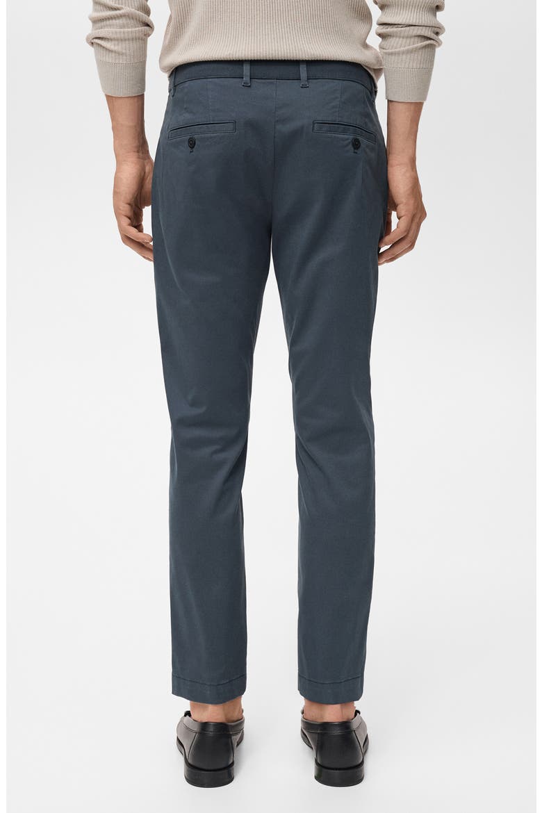 Prato Crop Tapered Stretch Cotton Chinos, Alternate, color, INDIGO BLUE