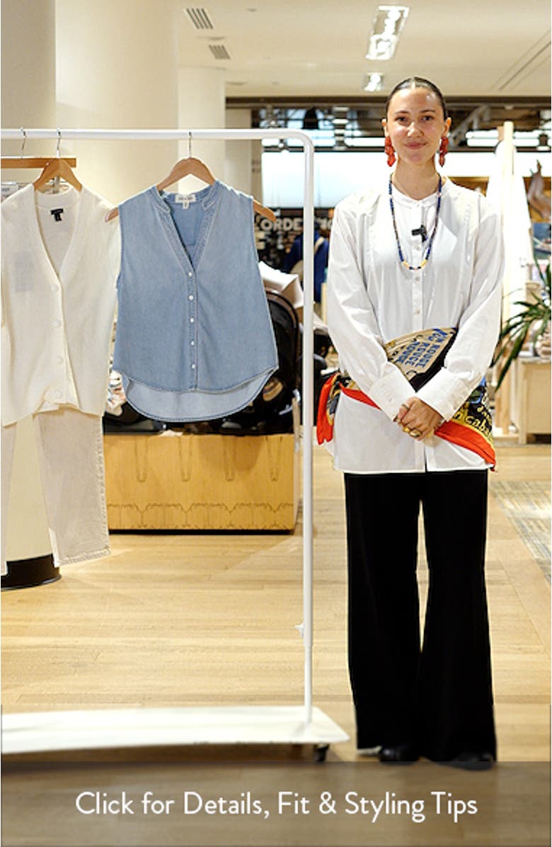 Sleeveless Denim Shirt, sales video thumbnail