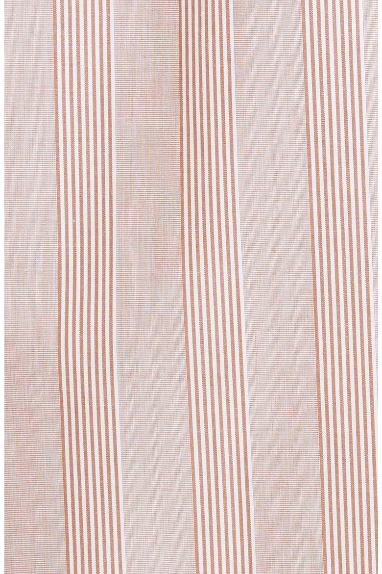 Stripe Cotton Shirtdress, Alternate, color, MACCHIATO/ WHITE