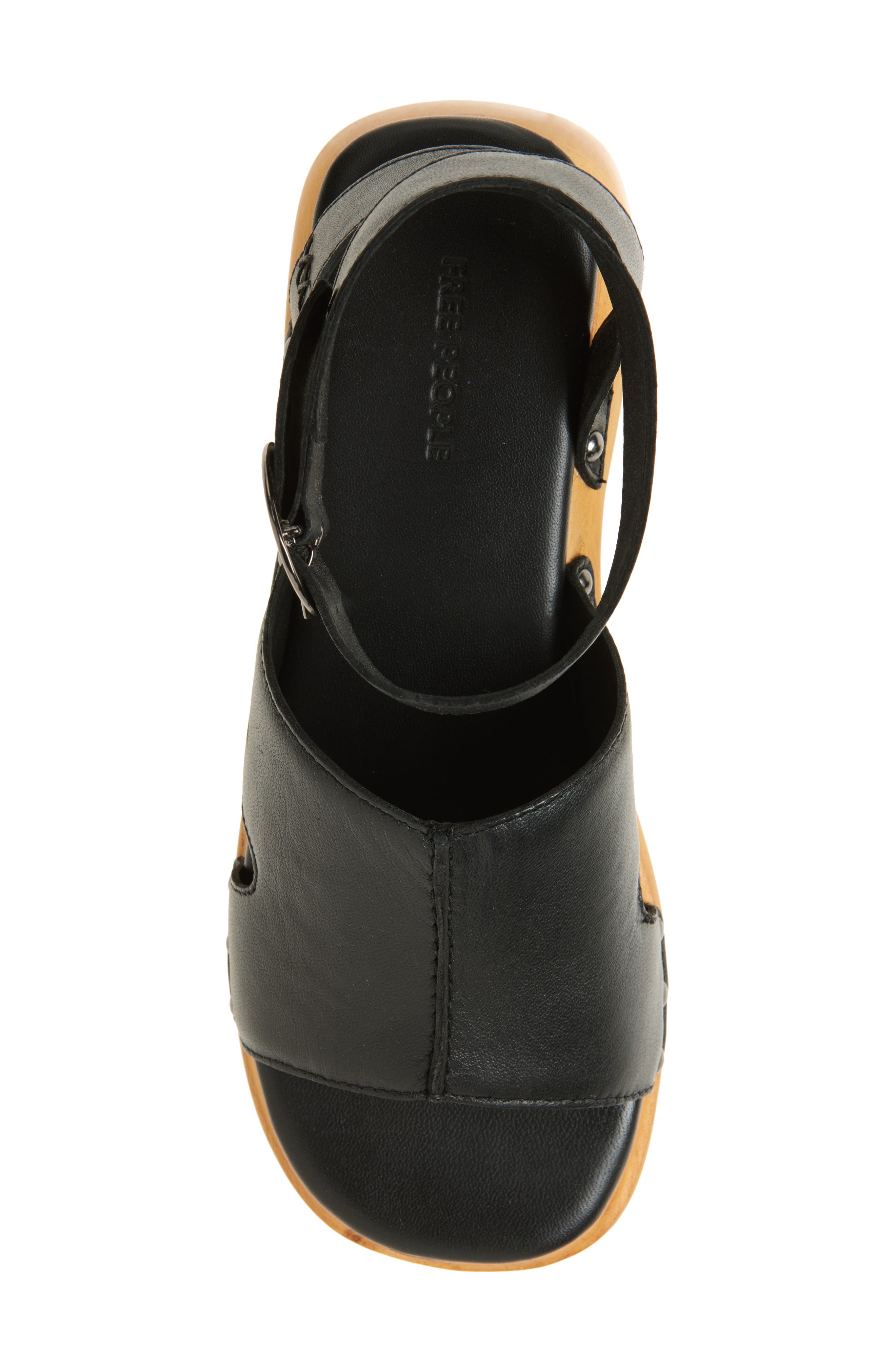 Free People Carson Leather Sandal, Alternate, color, 