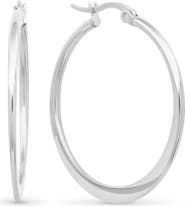 STEELTIME Slim Hoop Earrings