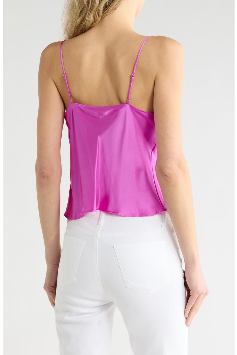 Calista Cowl Neck Silk Camisole, Alternate, color, BRIGHT PURPLE