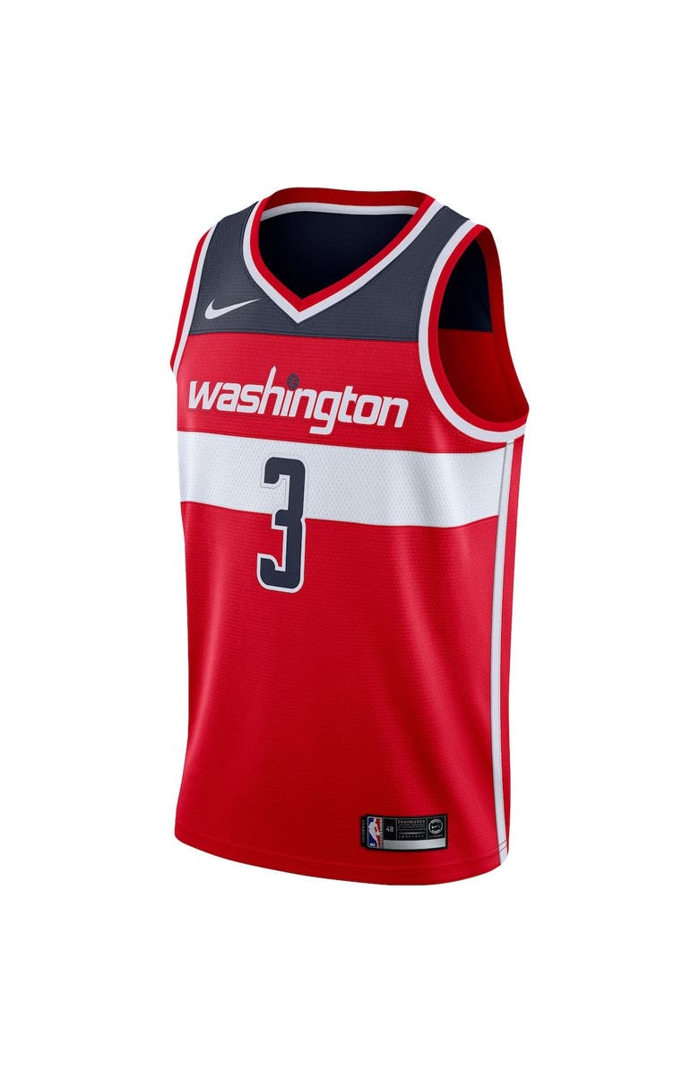 Nike Youth Nike Bradley Beal Red Washington Wizards Swingman Jersey, Alternate, color, 