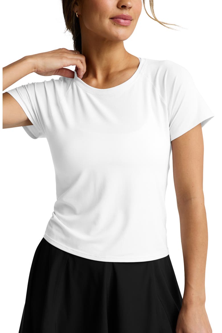 Breezeweight Active T-Shirt, Main, color, WHITE