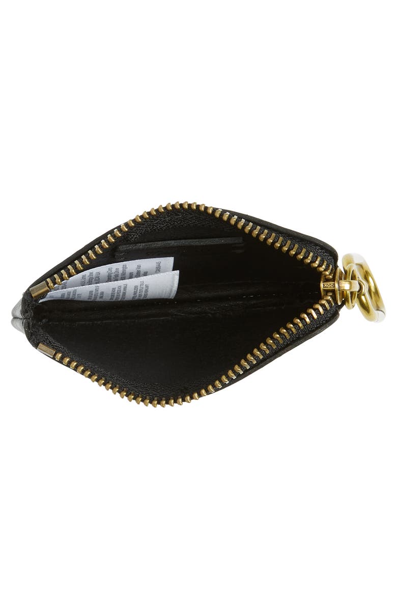 Madewell Mini The Leather Carabiner Pouch, Alternate, color, 