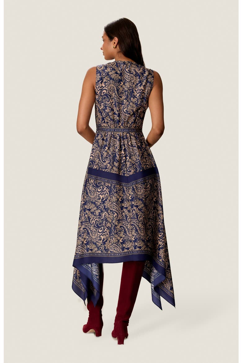 Wren Scarf Dress, Alternate, color, Maritime Multi