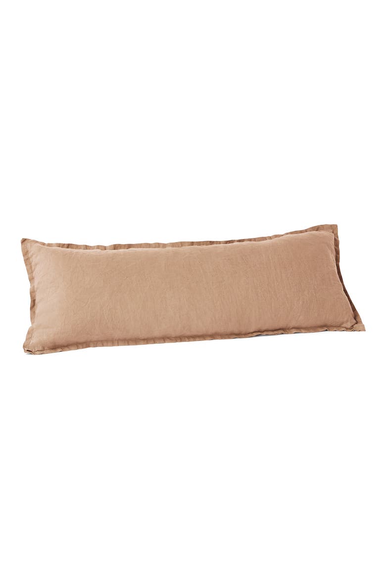 Relaxed Organic Linen Accent Pillow Cover, Main, color, DOE