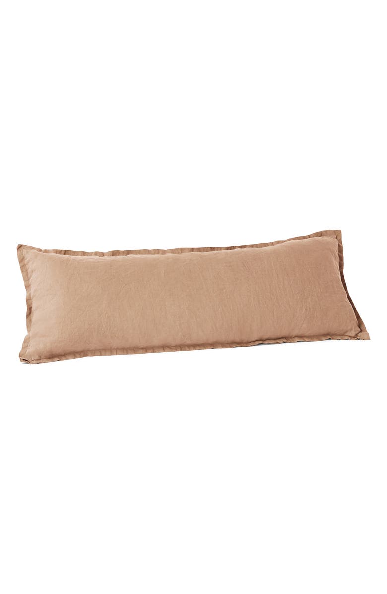Coyuchi Relaxed Organic Linen Accent Pillowcase, Main, color, Doe