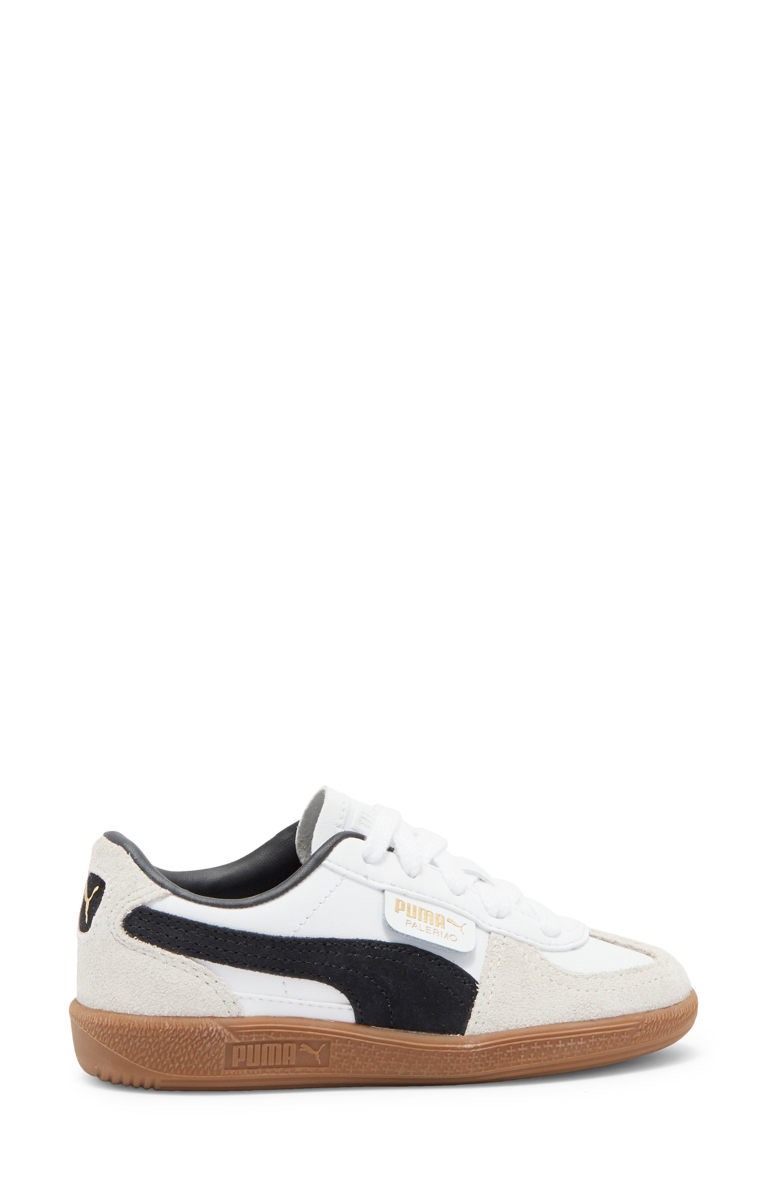 Kids' Palermo Sneaker, Alternate, color, PUMA WHITE-DARK INDIGO