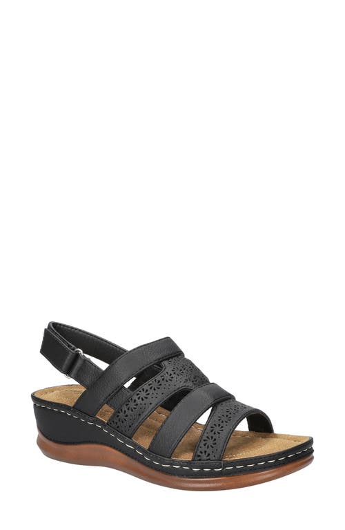 EASY STREET EASY STREET ALEXI SLINGBACK PLATFORM WEDGE SANDAL 
