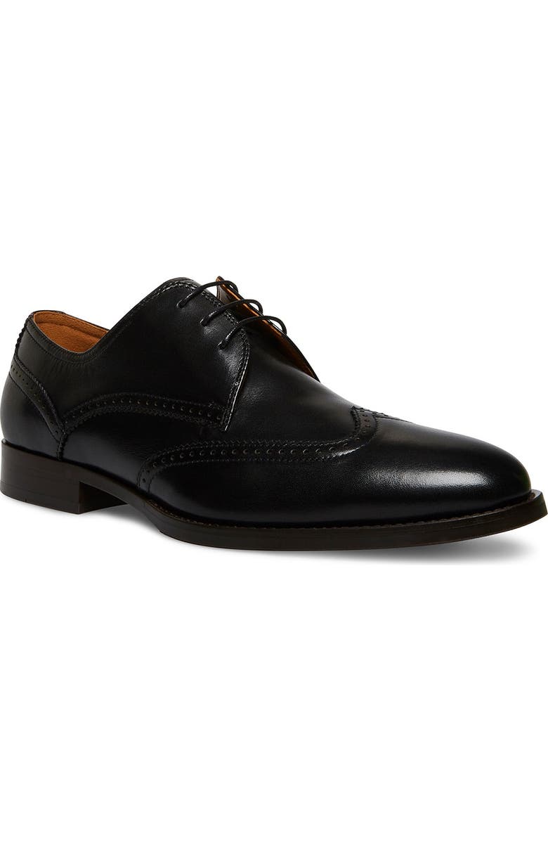 Steve Madden Rummi Leather Wingtip Derby, Alternate, color,
