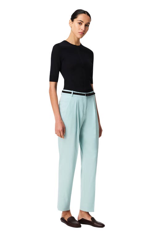 Another Tomorrow Peg Trouser In Blue
