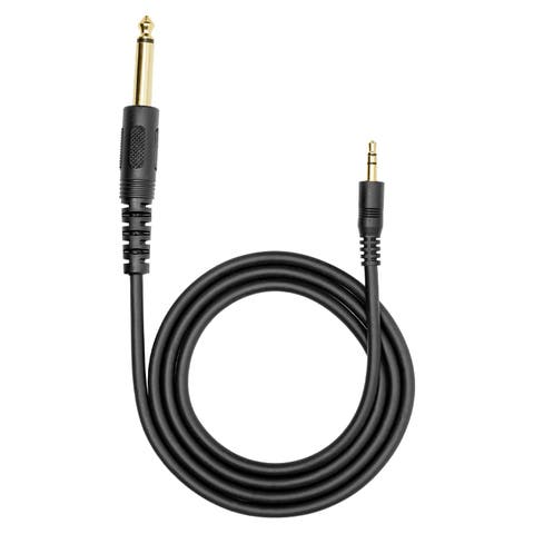 WGA-1 6.35mm Guitar Cord to 3.5mm Extension TRS Male to Male Audio Cable