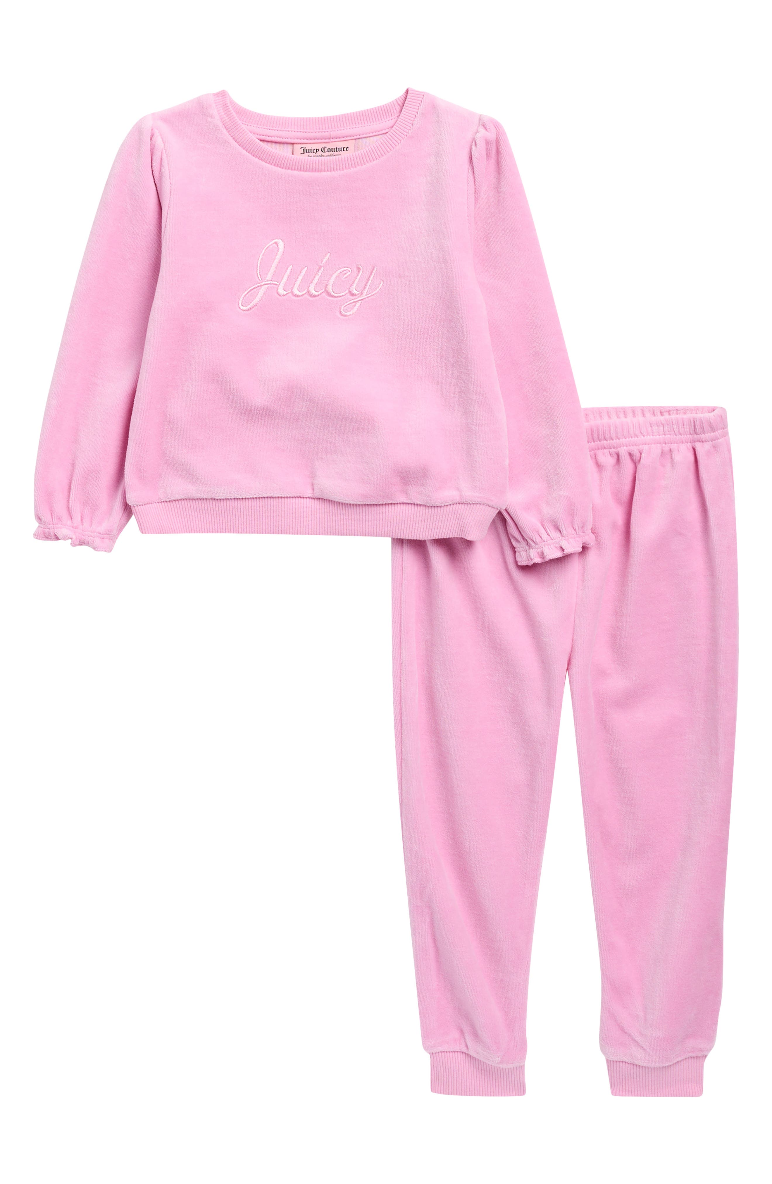 Juicy Couture Kids' Velour Sweatshirt & Joggers Set