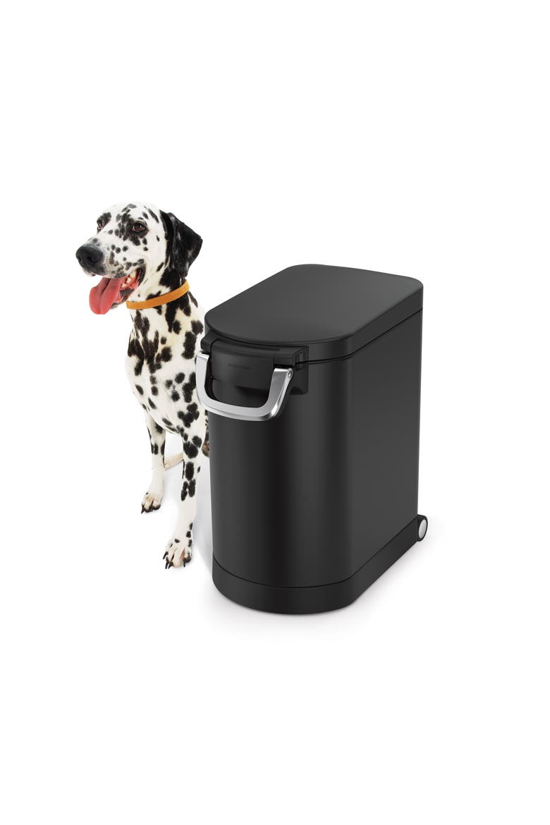 medium pet food can, Alternate, color, Matte Black