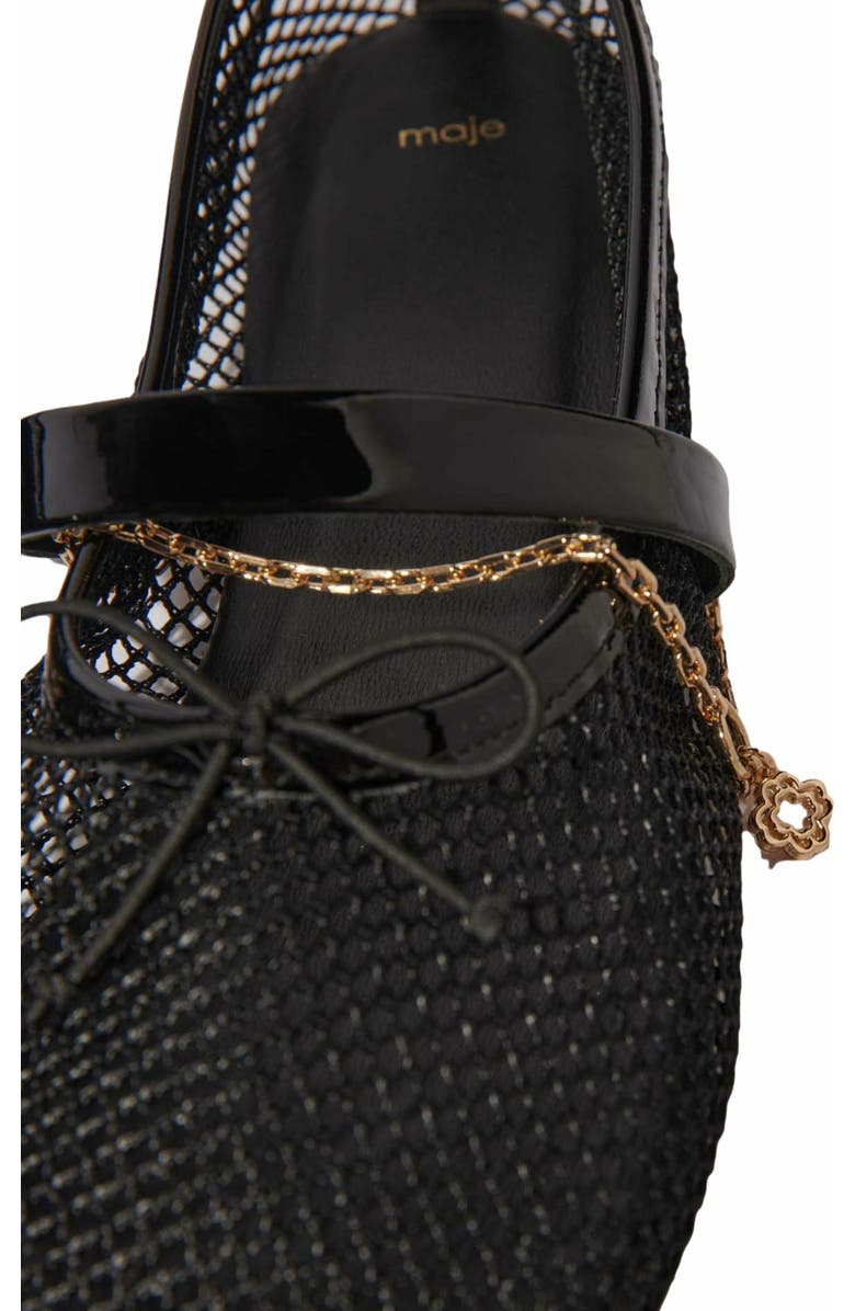 maje Mesh ballet flats, Alternate, color,