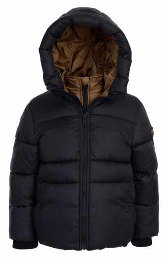 Michael Kors Kids' Hooded Puffer Jacket with Bib