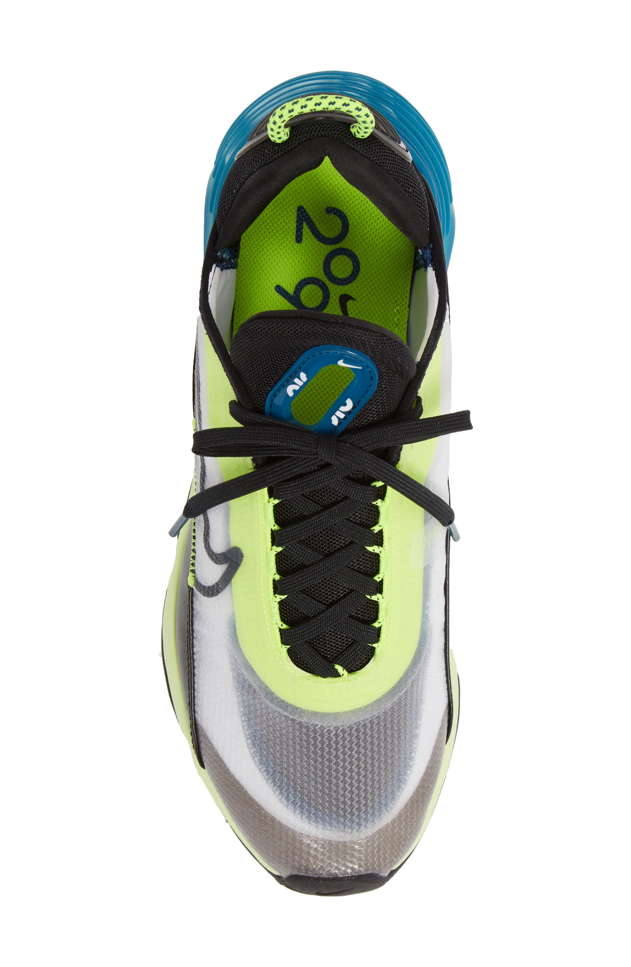 Air Max 2090 Sneaker, Alternate, color, WHITE/ BLACK/ VOLT/ BLUE