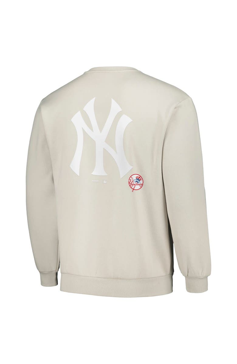 PLEASURES Men's PLEASURES Gray New York Yankees Ballpark Pullover Sweatshirt, Alternate, color, 
