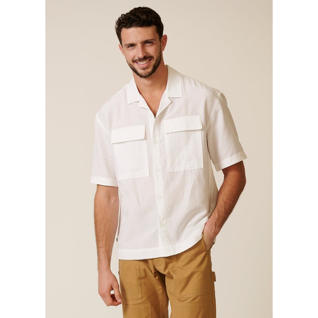 Leisure Lab Palma Button Up In White