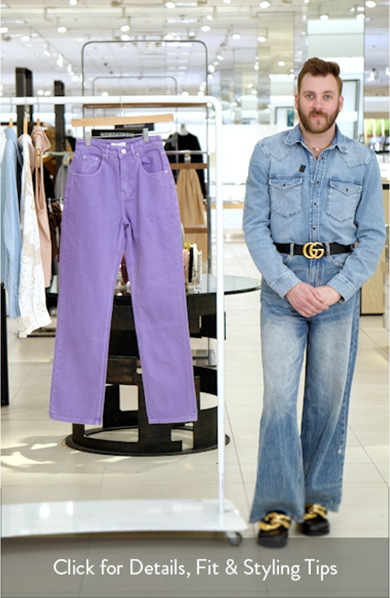 Color Wash Wide Leg Jeans, sales video thumbnail