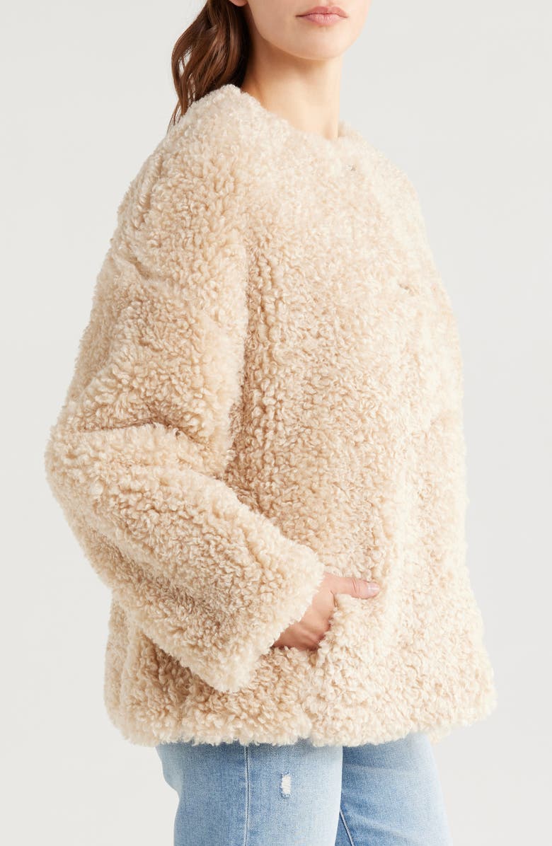 Wyeth Reversible Faux Fur Jacket, Alternate, color, 