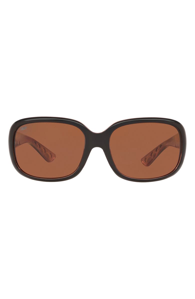 Costa Del Mar 58mm Polarized Square Sunglasses, Main, color,