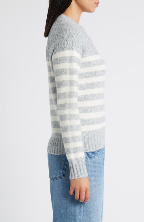 CASLON CASLON® STRIPE CREWNECK SWEATER