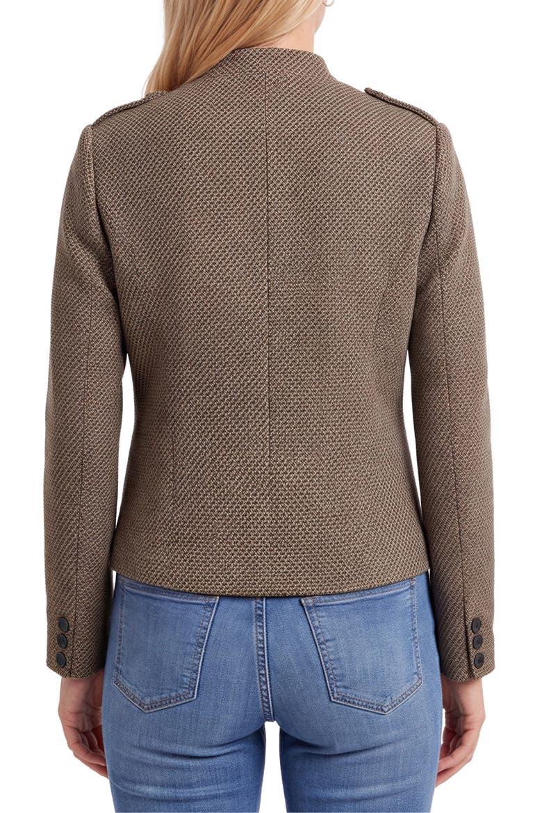 Military Jacket, Alternate, color, BLACK/ BROWN