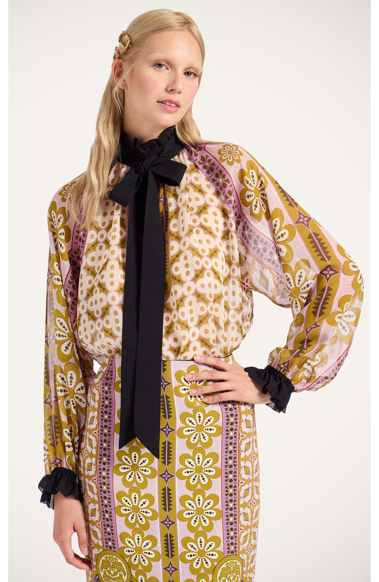 La DoubleJ Cerere Blouse Placée, Main, color, Pagoda Placée Pink