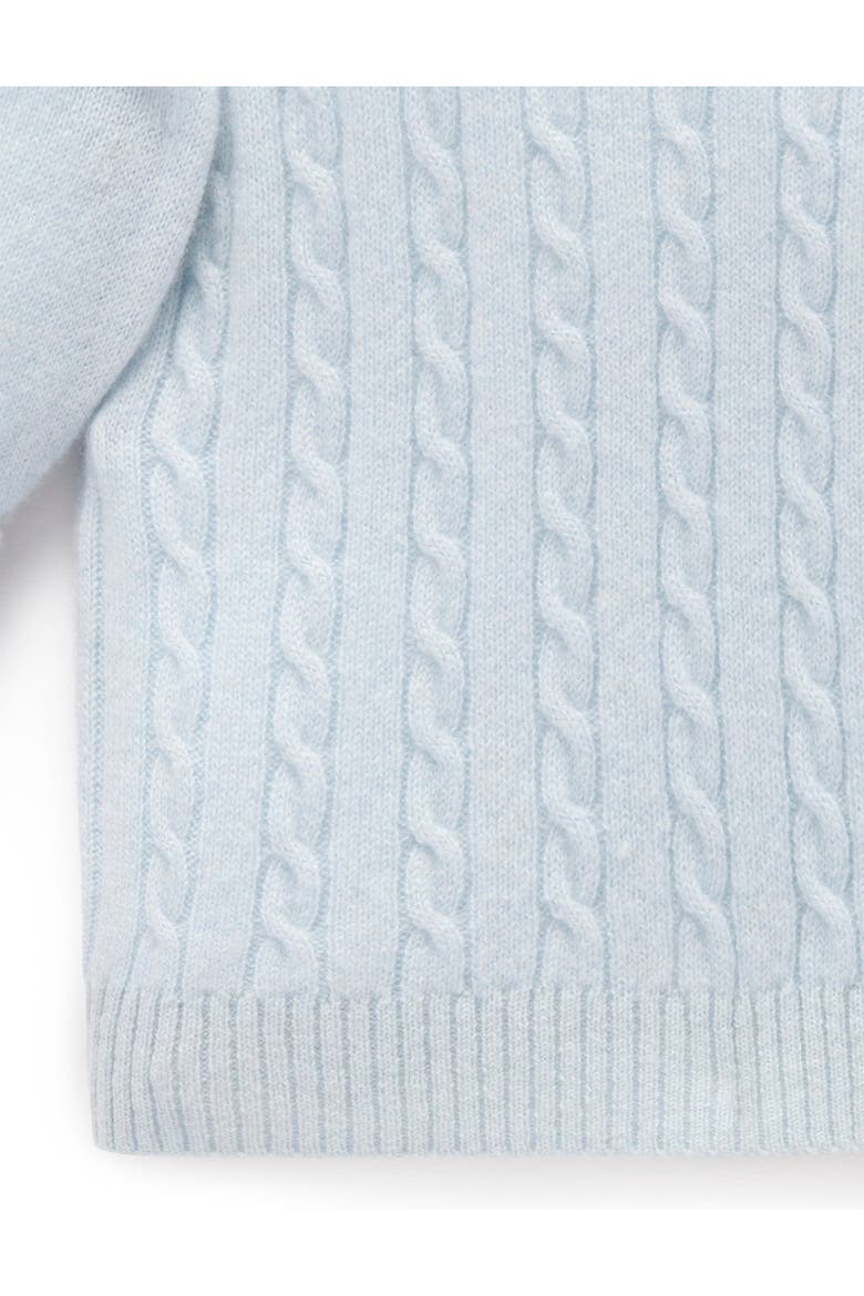 Baby Boy Cashmere Jumper, Alternate, color, Pale Blue Melange