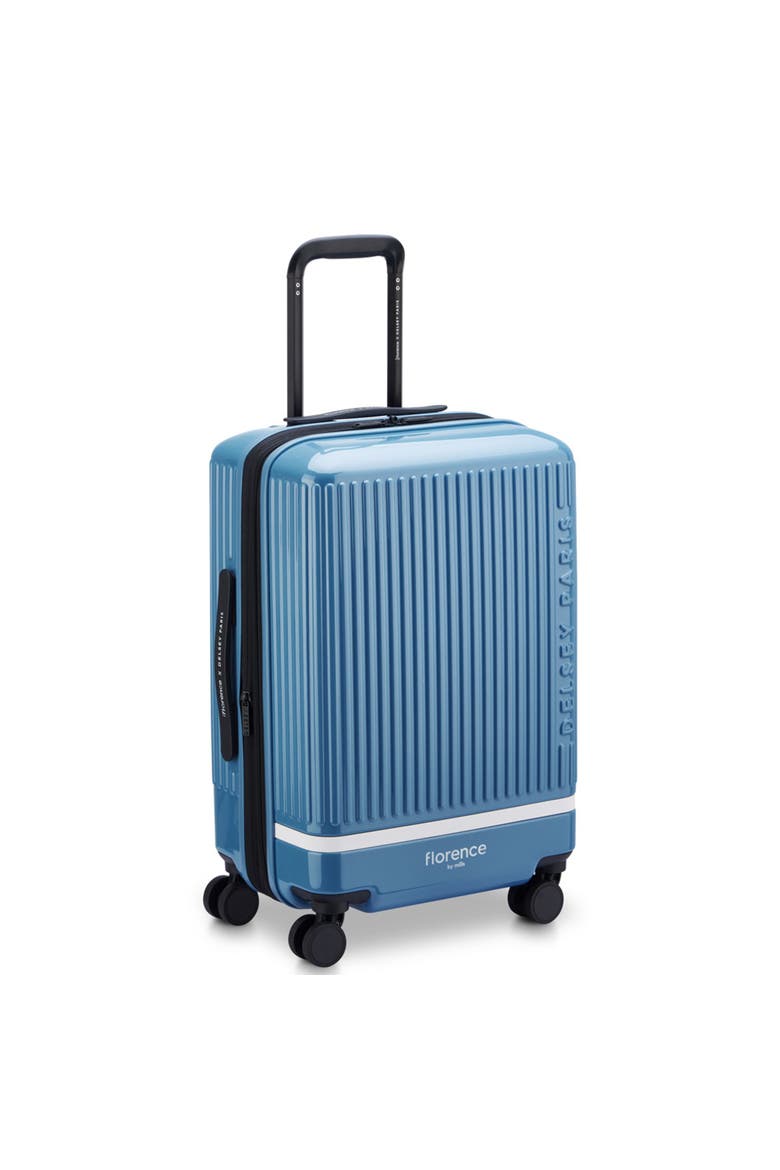 Spin Me Away 2 Piece Set 20" Expandable Carry On Spinner & Totes The Best Handbag Set, Alternate, color, Zinc Blue