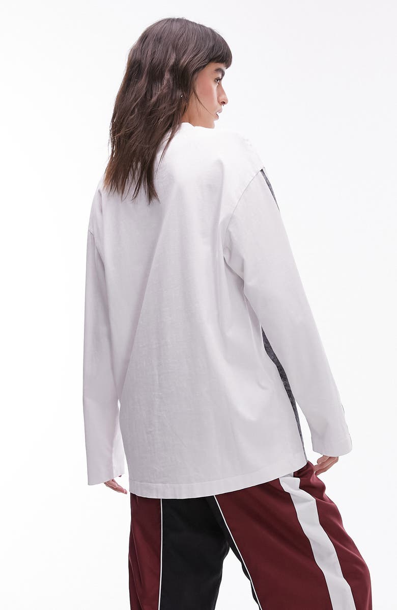 Topshop 1980 Sporty Skater Cotton Graphic T-Shirt, Alternate, color, 